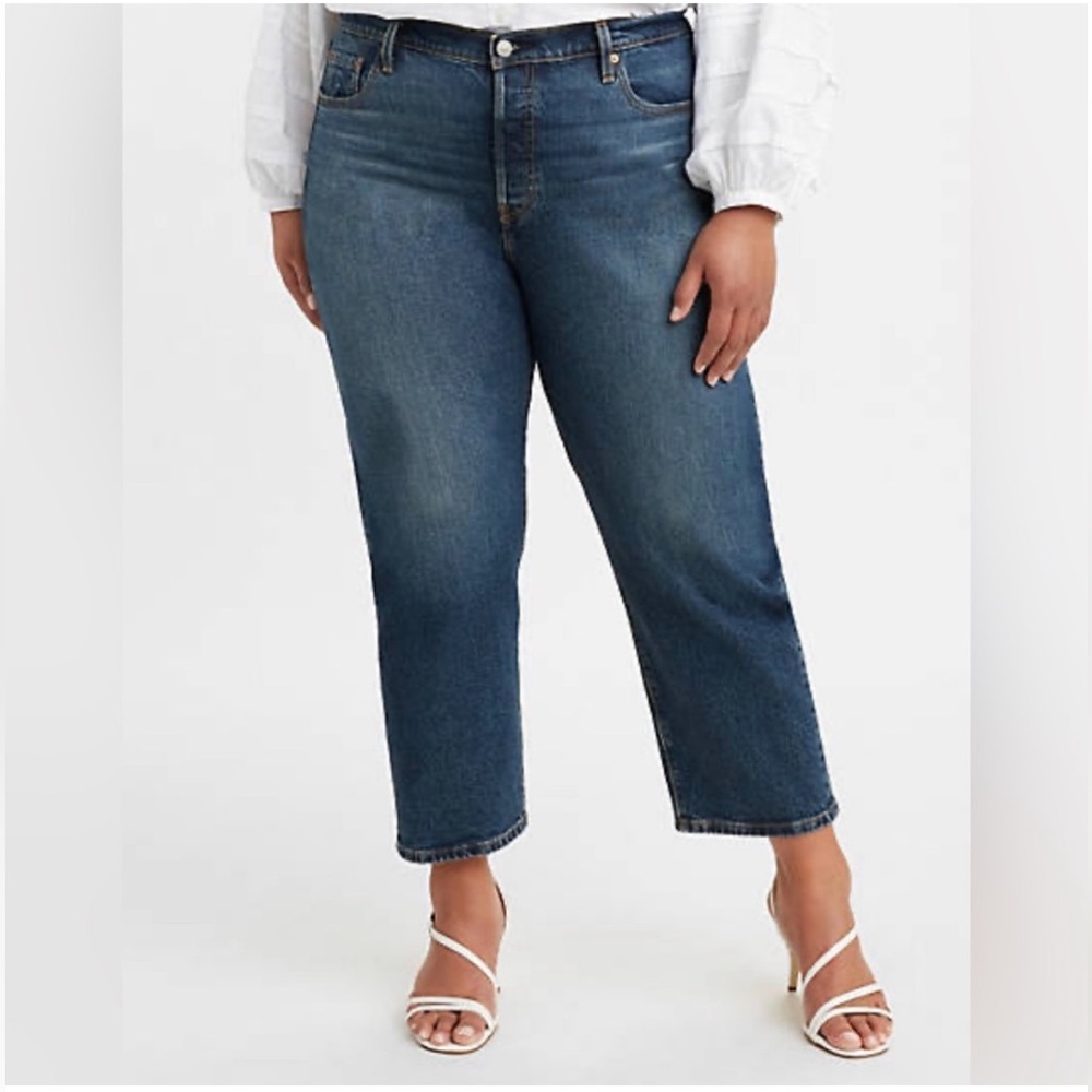 Levi's Women's Dark Blue Ankle Jeans